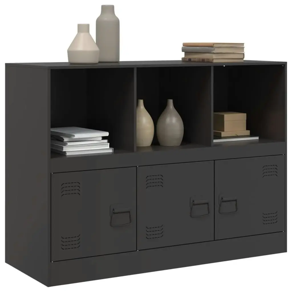 Sideboard Black 99x39x73 cm Steel 841787