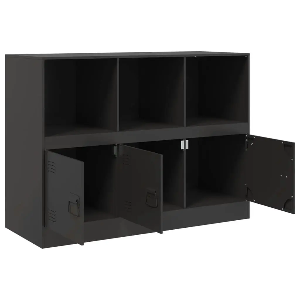 Sideboard Black 99x39x73 cm Steel 841787