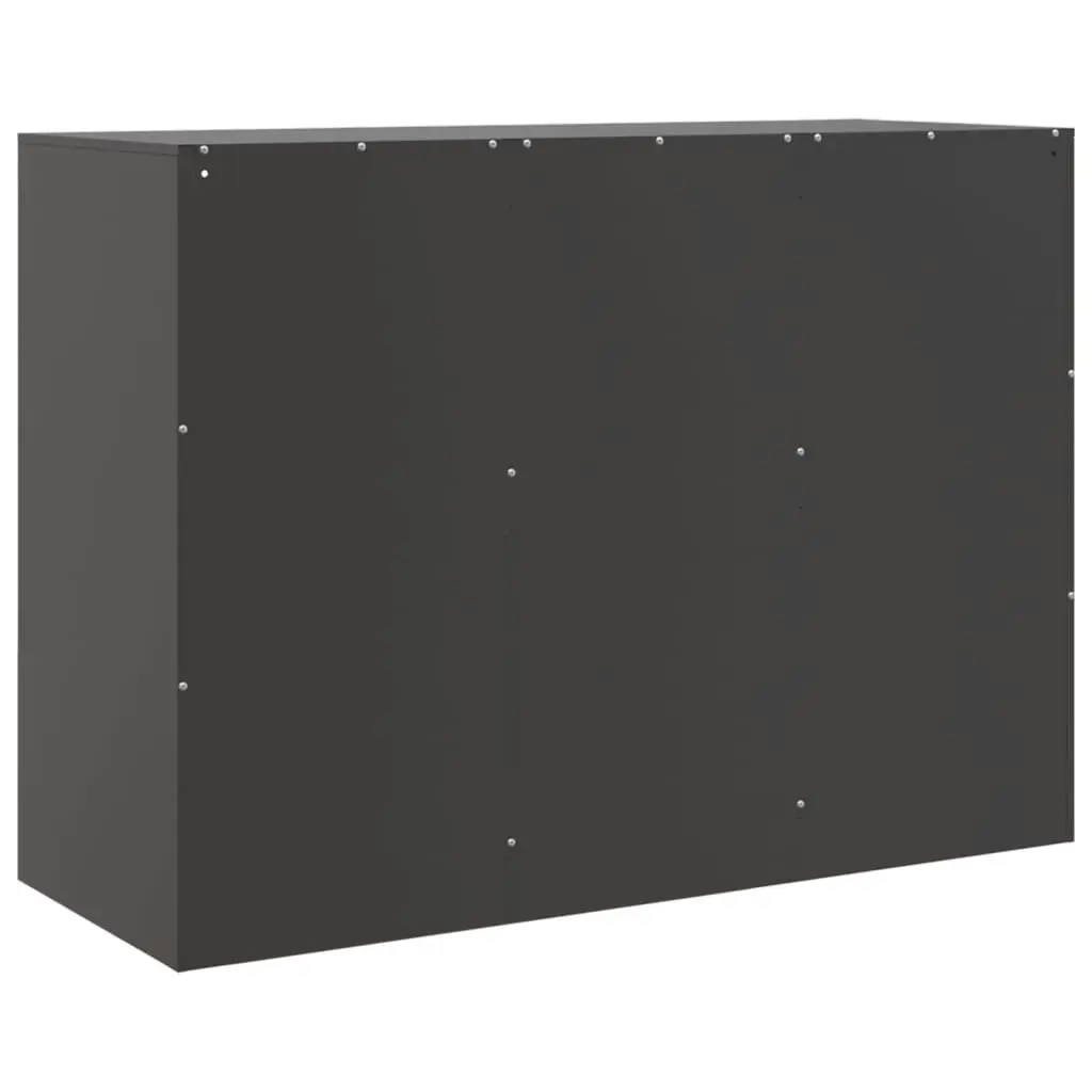 Sideboard Black 99x39x73 cm Steel 841787