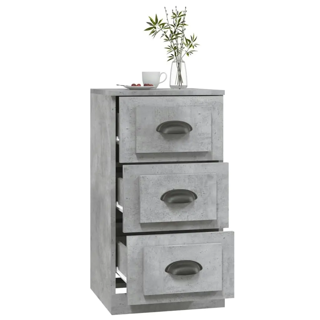 Sideboard Concrete Grey 36x35.5x67.5 cm Engineered Wood 816220