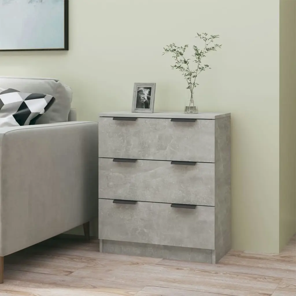 Sideboard Concrete Grey 60x30x70 cm Engineered Wood 811074