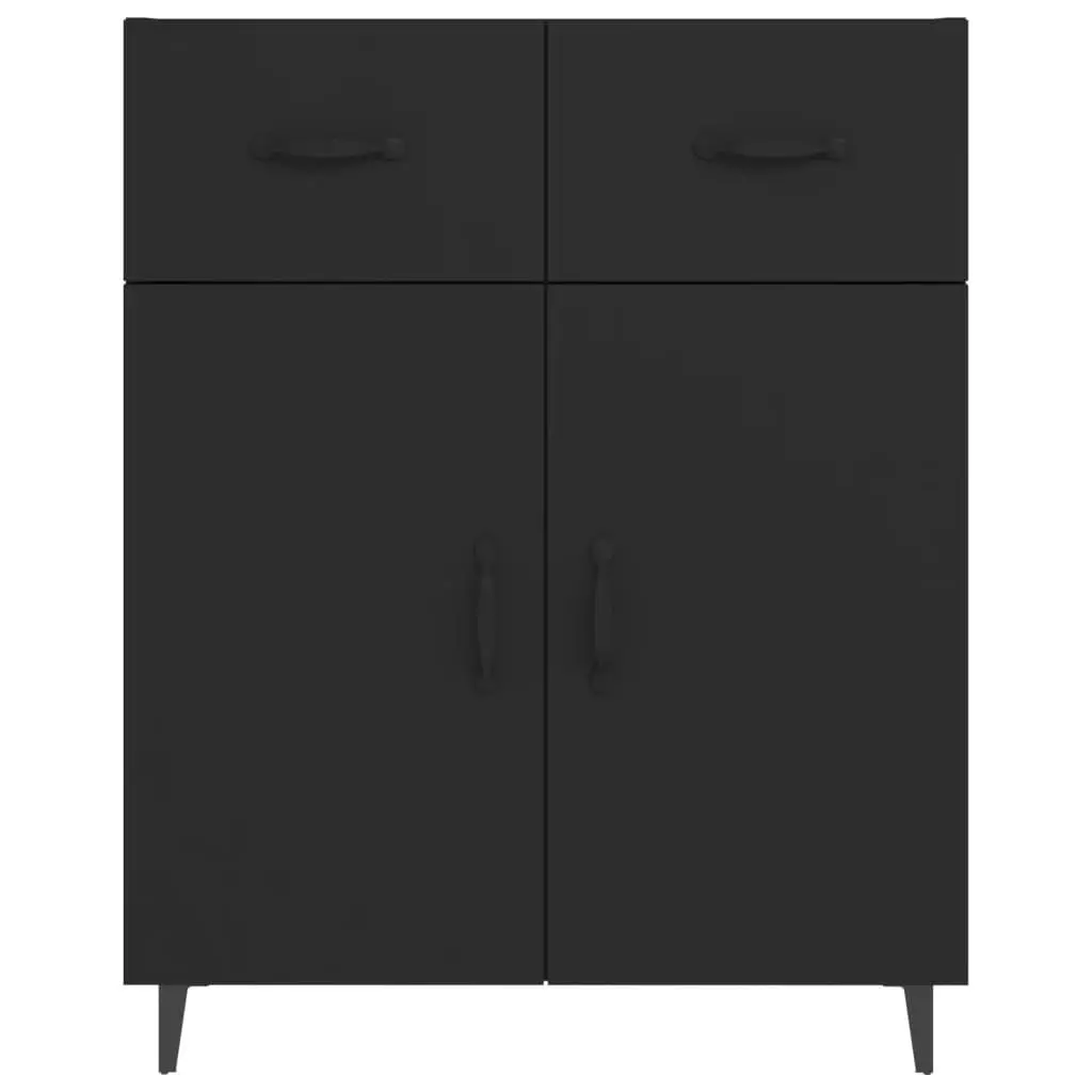 Sideboard Black 69.5x34x90 cm Engineered Wood 812196