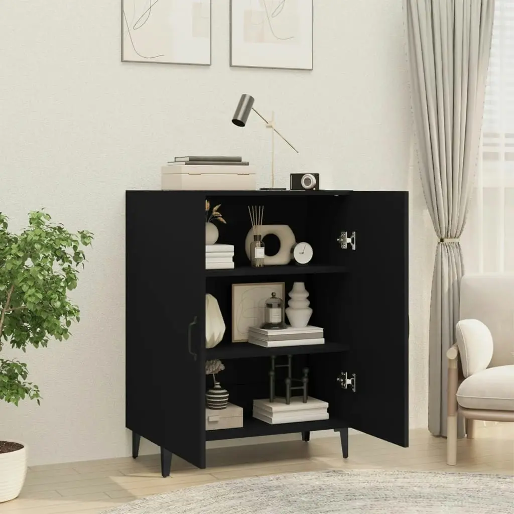 Sideboard Black 70x34x90 cm Engineered Wood 812106