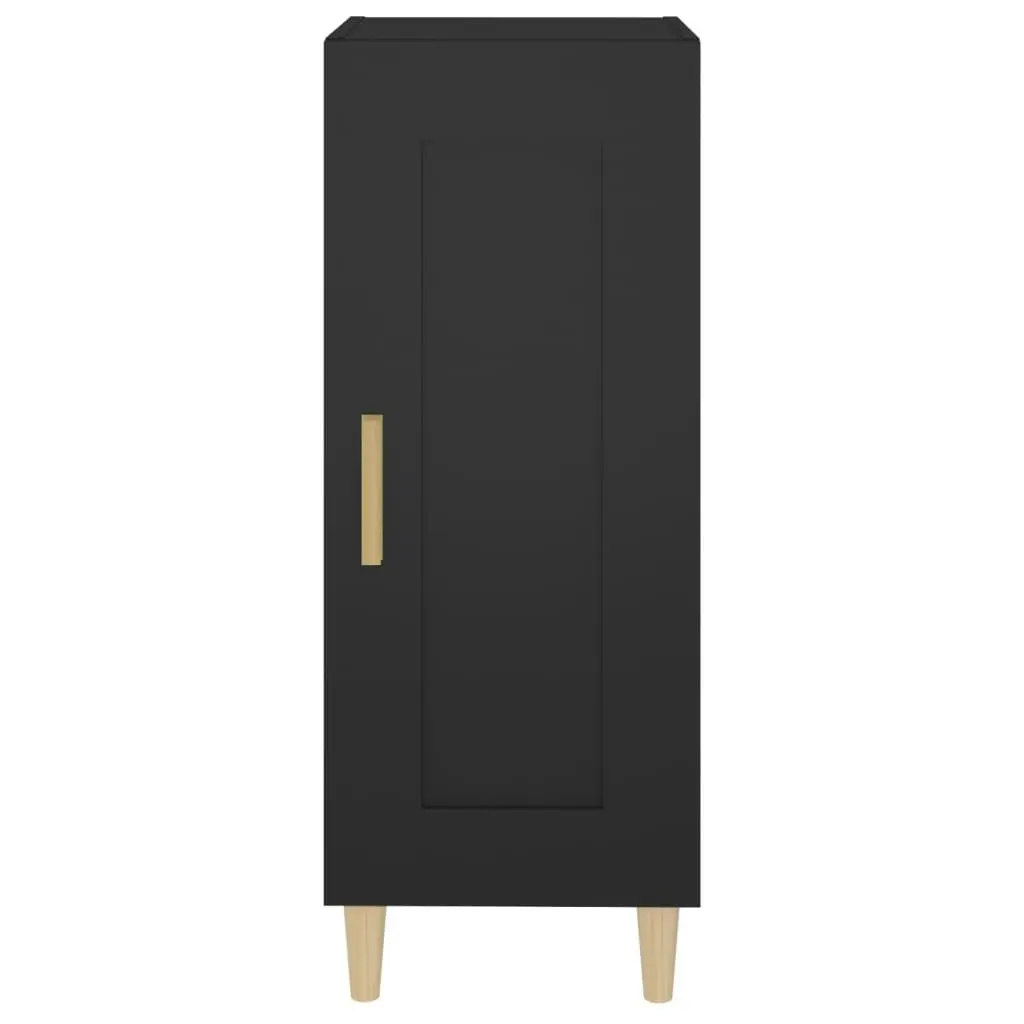 Sideboard Black 34.5x34x90 cm Engineered Wood 812412