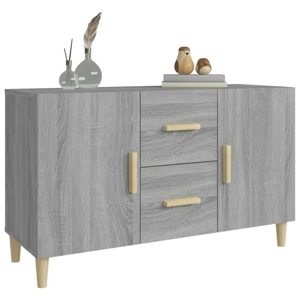 Sideboard Grey Sonoma 100x36x60 cm Engineered Wood 817466