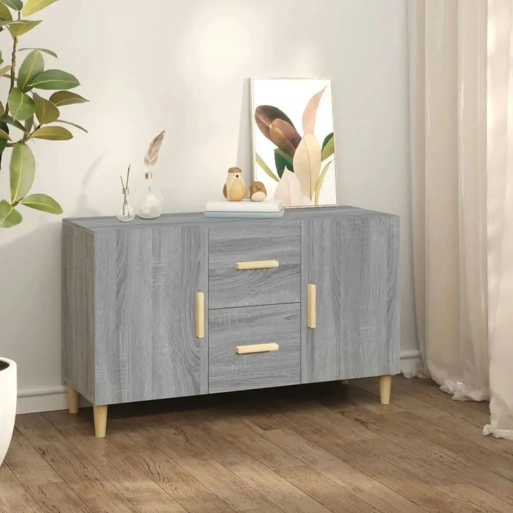 Sideboard Grey Sonoma 100x36x60 cm Engineered Wood 817466