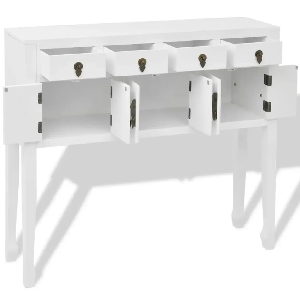 Sideboard Chinese Style Solid Wood White 242647