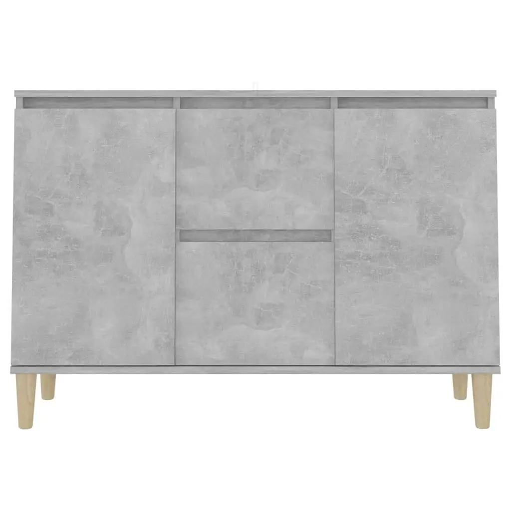 Sideboard Concrete Grey 101x35x70 cm Engineered Wood 806107