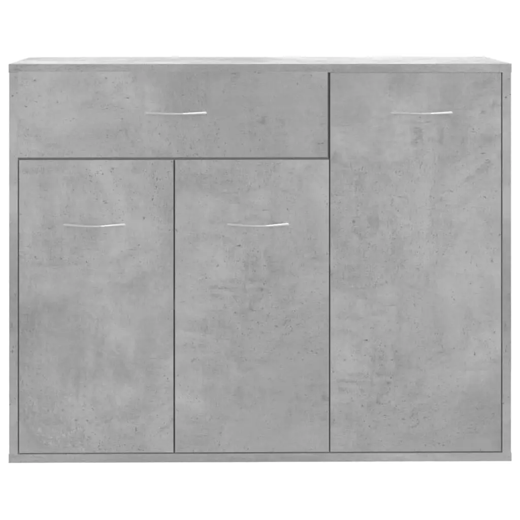 Sideboard Concrete Grey 88x30x70 cm Engineered Wood 800679