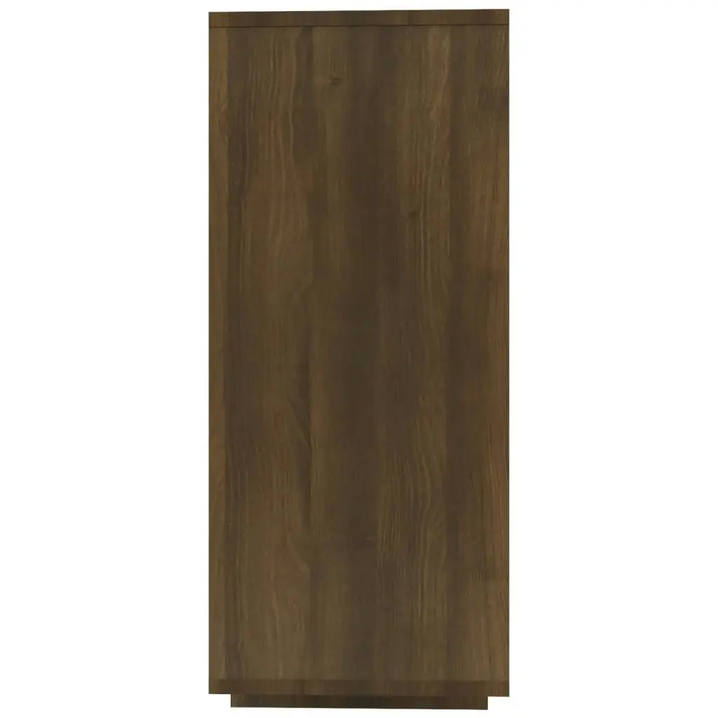 Sideboard Brown Oak 120x30x75 cm Engineered Wood 813067