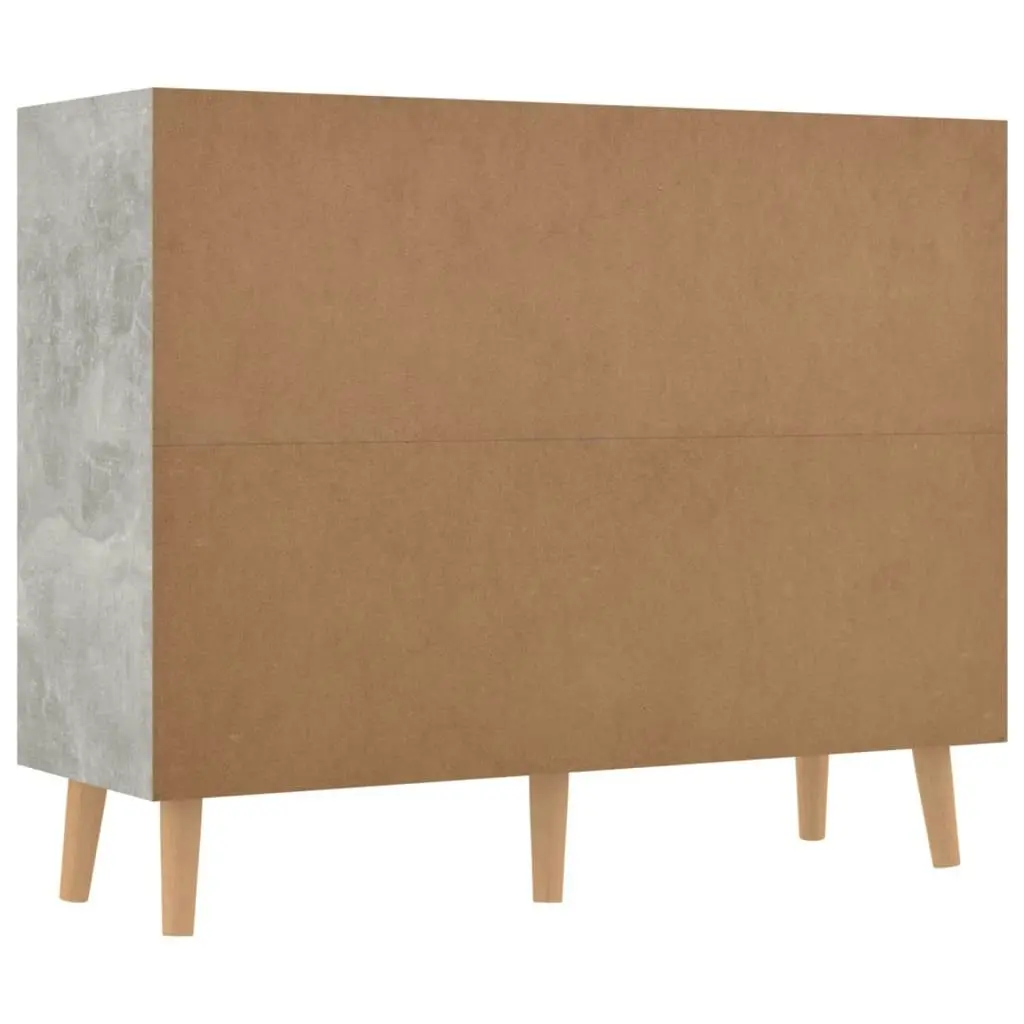 Sideboard Concrete Grey 90x30x72 cm Engineered Wood 326817