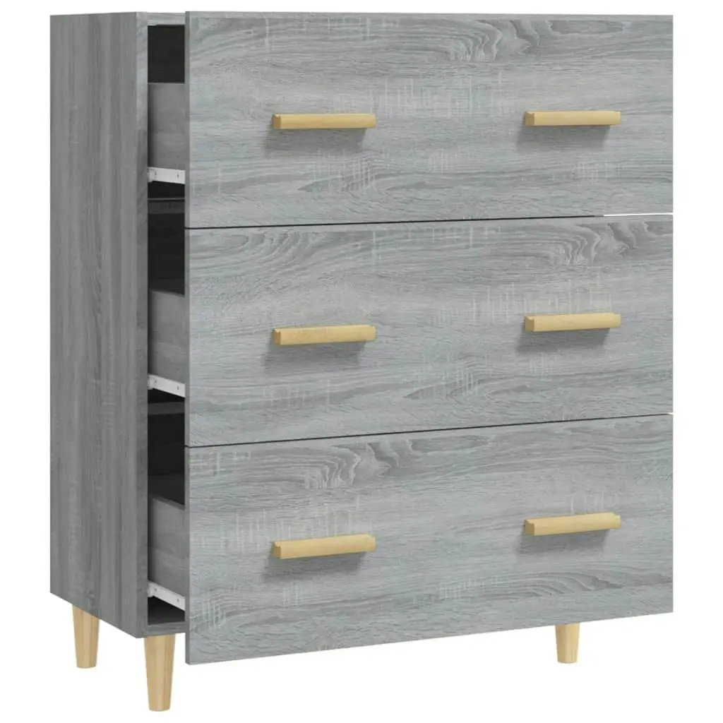 Sideboard Grey Sonoma 70x34x90 cm Engineered Wood 817346