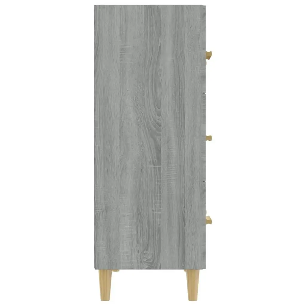 Sideboard Grey Sonoma 70x34x90 cm Engineered Wood 817346