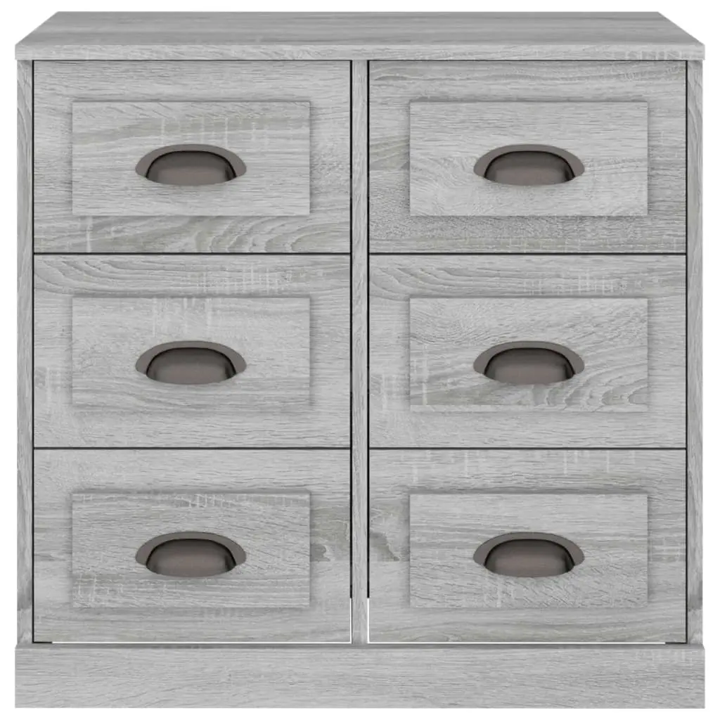 Sideboard Grey Sonoma 70x35.5x67.5 cm Engineered Wood 816438