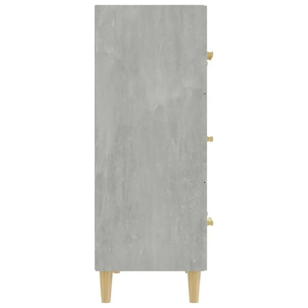 Sideboard Concrete Grey 70x34x90 cm Engineered Wood 812154