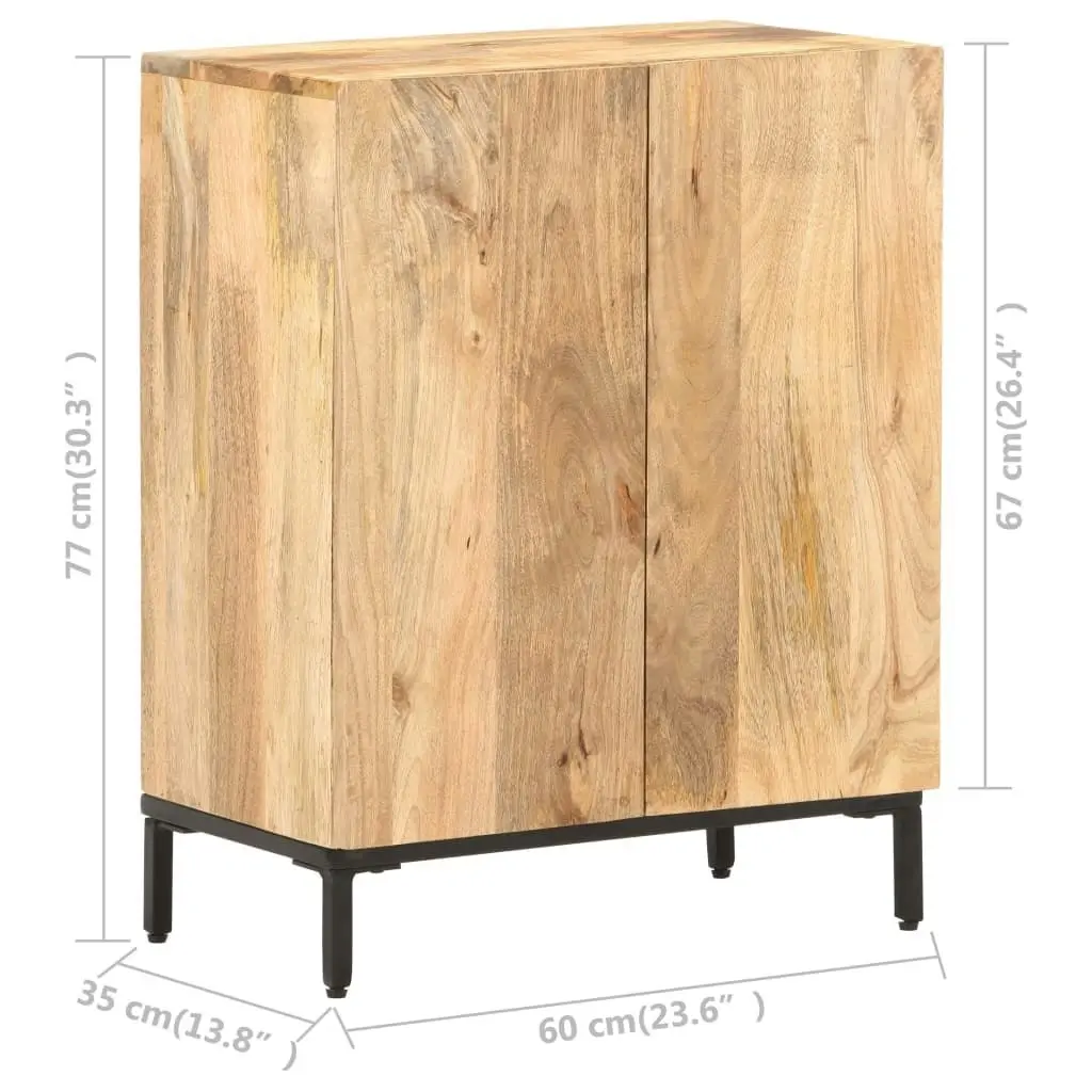 Sideboard 60x35x77 cm Solid Mango Wood 320666