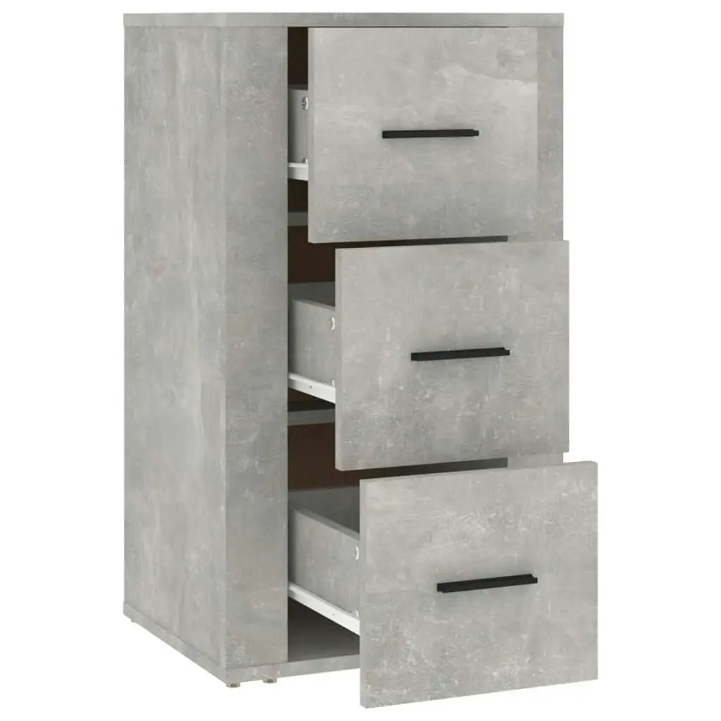 Sideboard Concrete Grey 40x33x70 cm Engineered Wood 819424