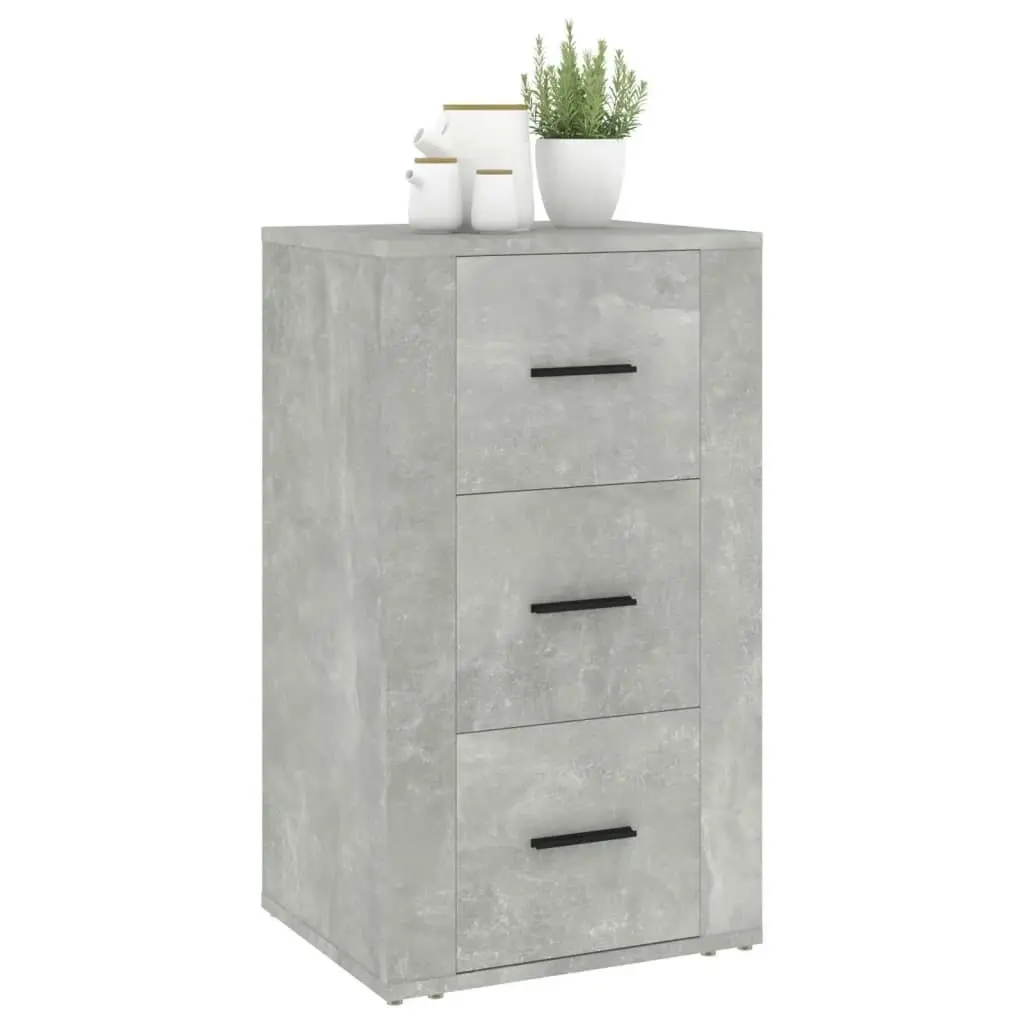 Sideboard Concrete Grey 40x33x70 cm Engineered Wood 819424