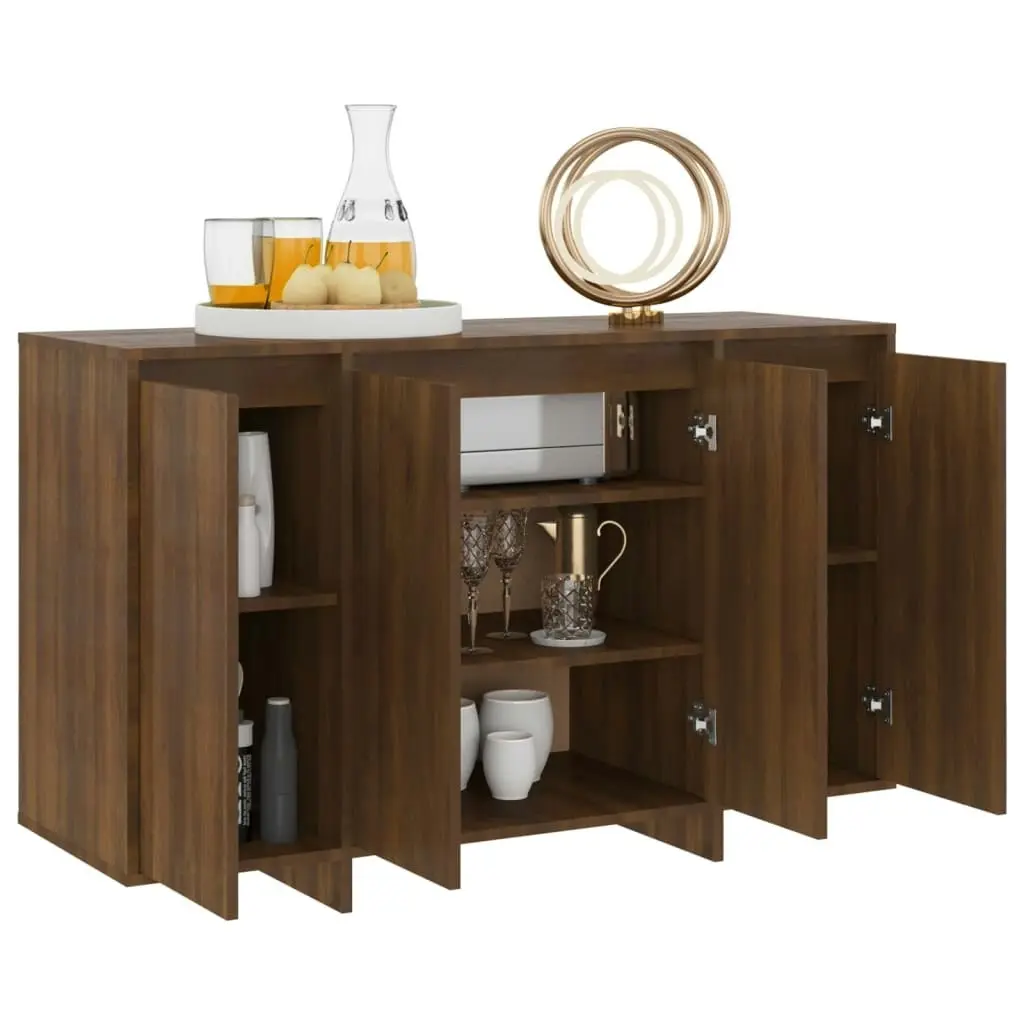 Sideboard Brown Oak 120x41x75 cm Engineered Wood 813061