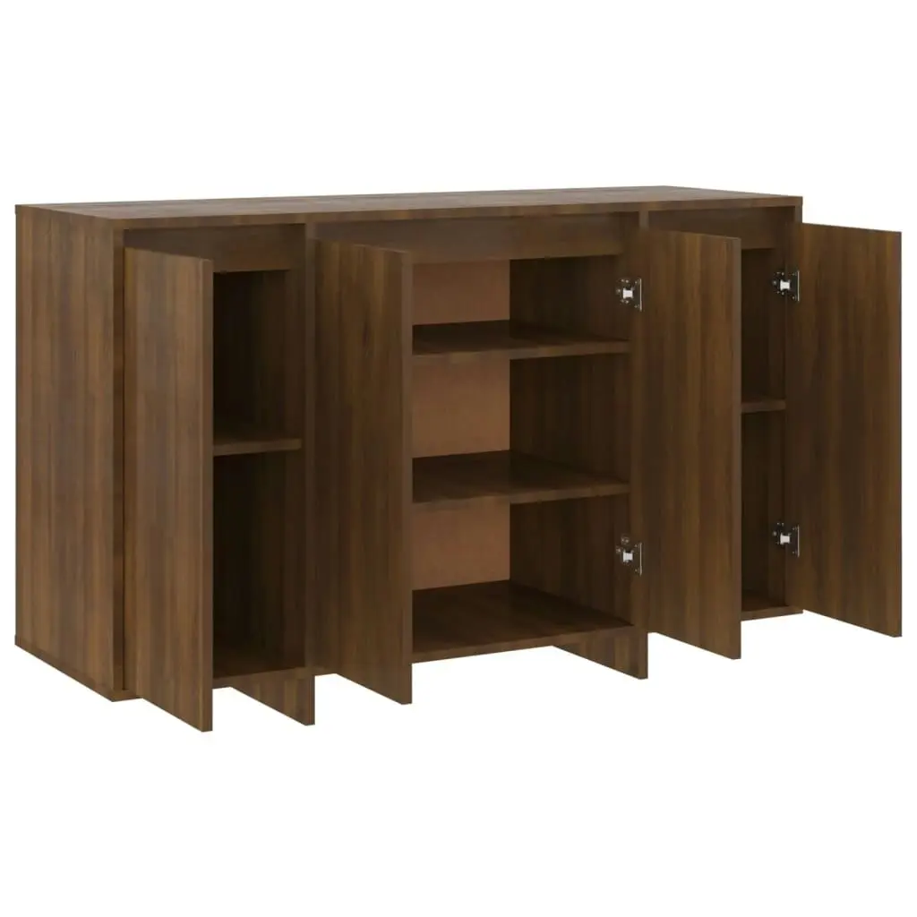 Sideboard Brown Oak 120x41x75 cm Engineered Wood 813061