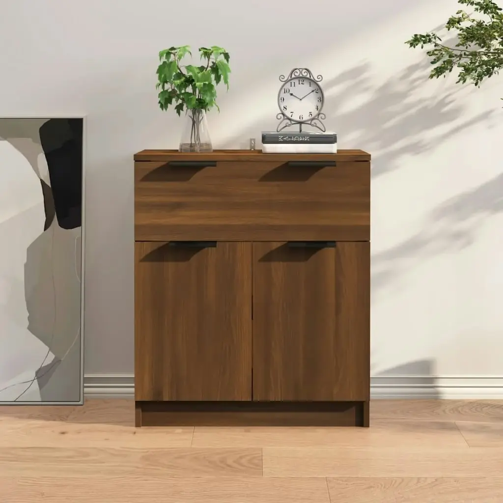 Sideboard Brown Oak 60x30x70 cm Engineered Wood 816993