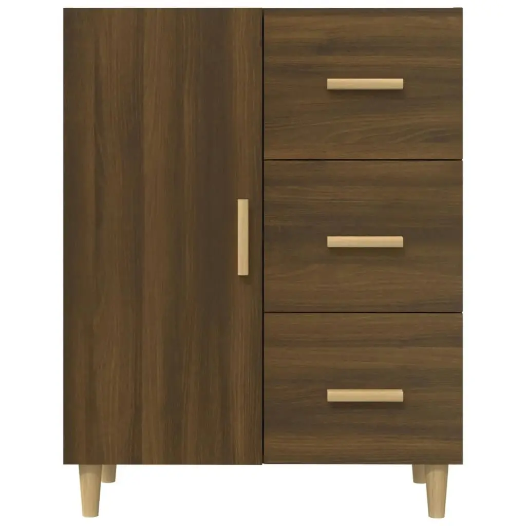 Sideboard Brown Oak 69.5x34x90 cm Engineered Wood 817353