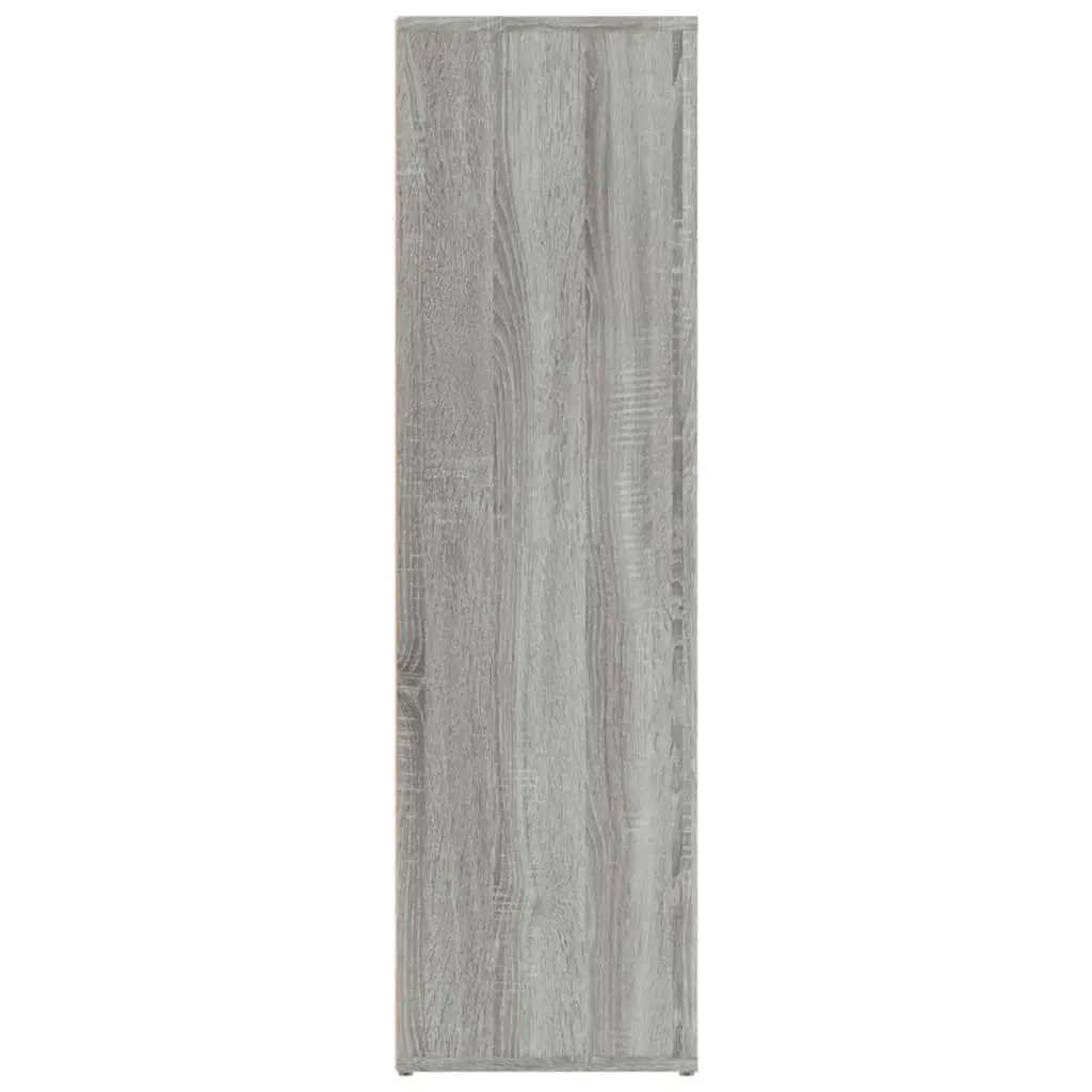 Sideboard Grey Sonoma 80x30x106 cm Engineered Wood 819498