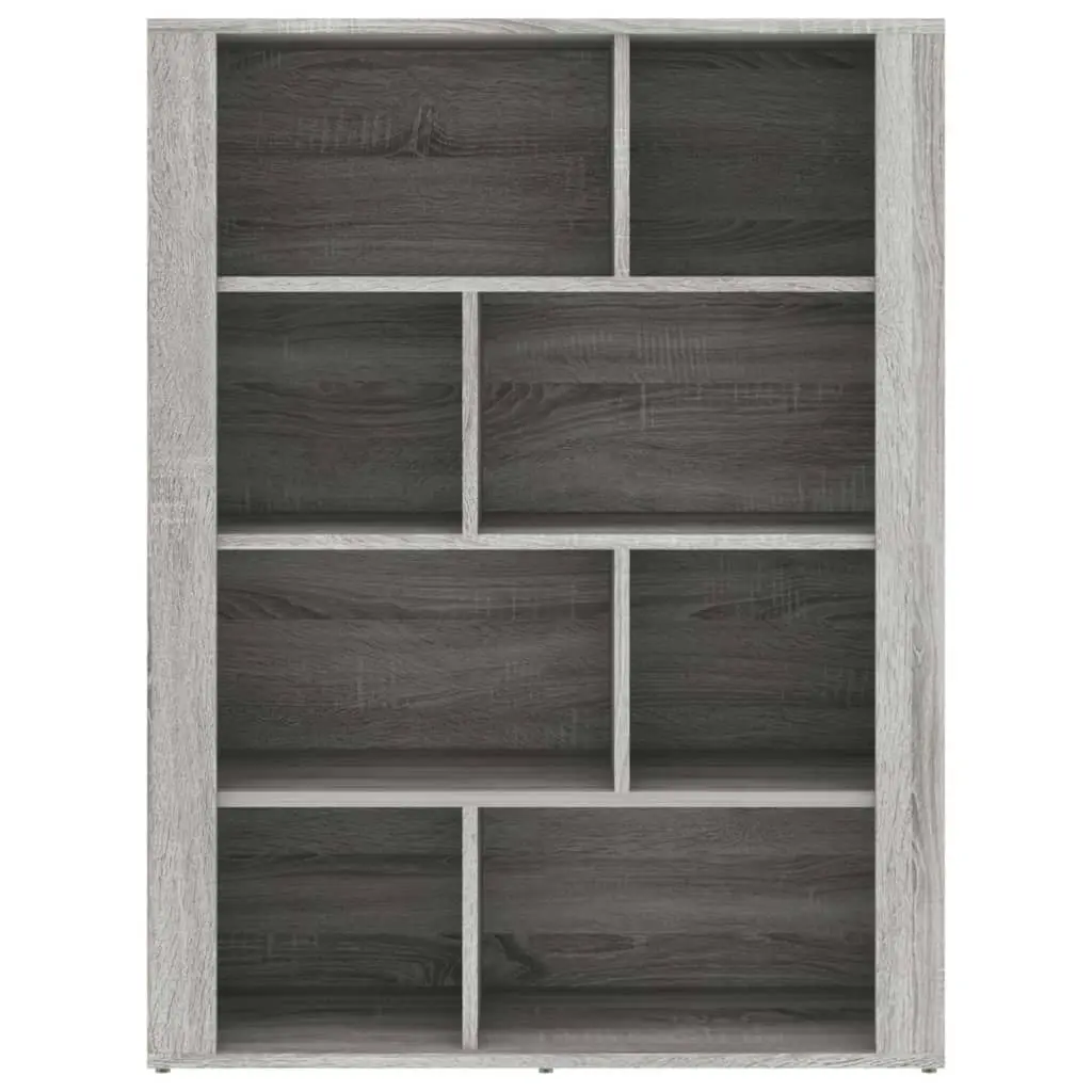 Sideboard Grey Sonoma 80x30x106 cm Engineered Wood 819498