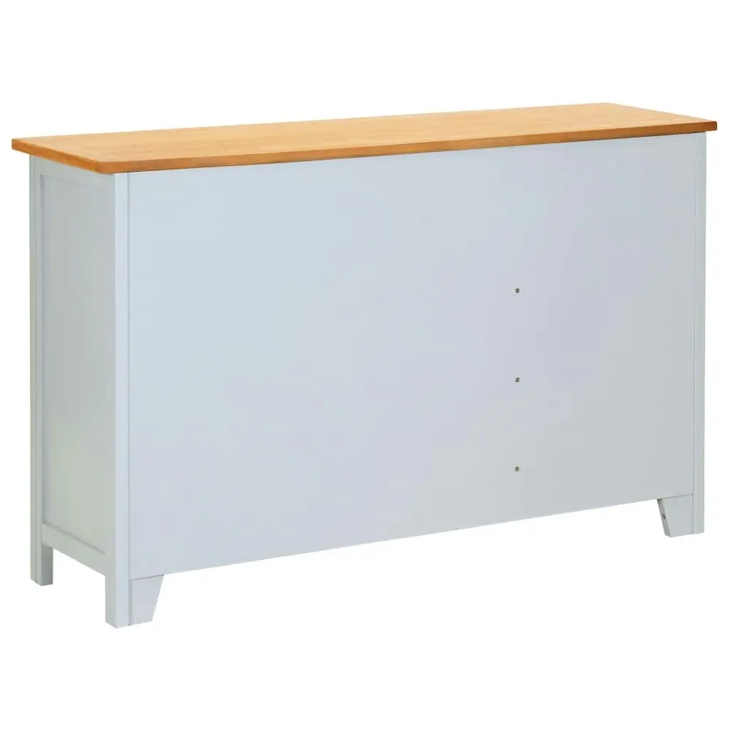 Sideboard 110x33.5x70 cm Solid Oak Wood 288633