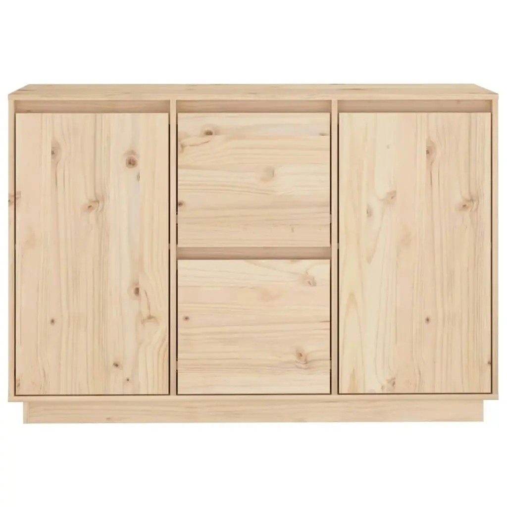 Sideboard 111x34x75 cm Solid Wood Pine 814309