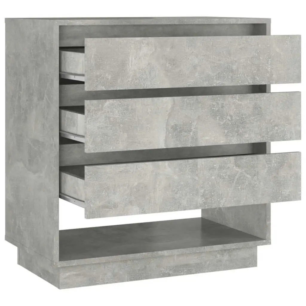 Sideboard Concrete Grey 70x41x75 cm Engineered Wood 809552