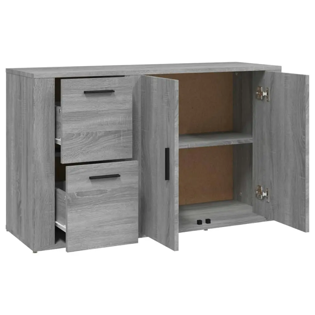 Sideboard Grey Sonoma 100x33x59.5 cm Engineered Wood 821002