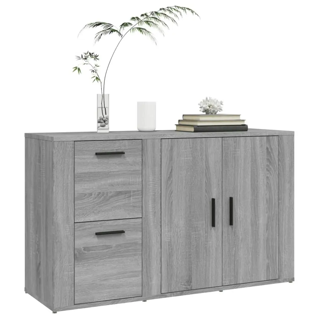 Sideboard Grey Sonoma 100x33x59.5 cm Engineered Wood 821002