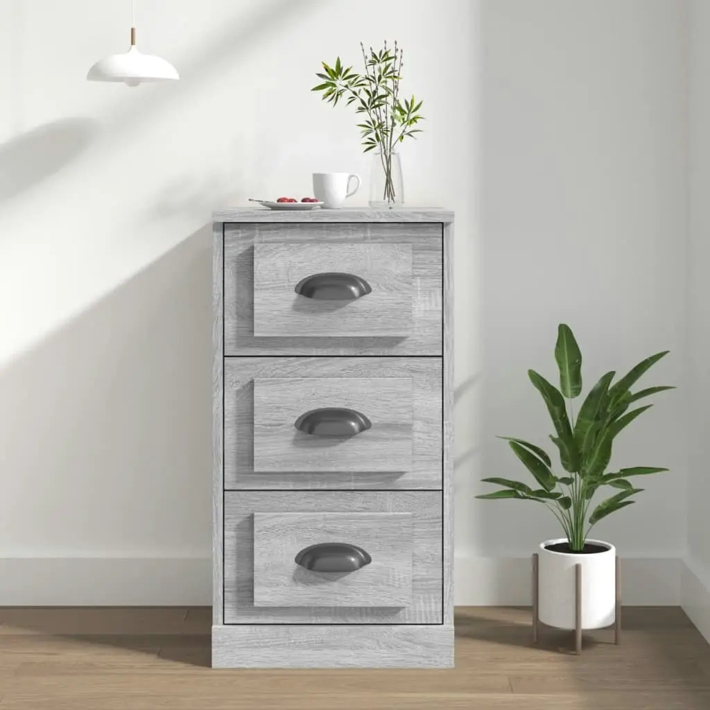 Sideboard Grey Sonoma 36x35.5x67.5 cm Engineered Wood 816222