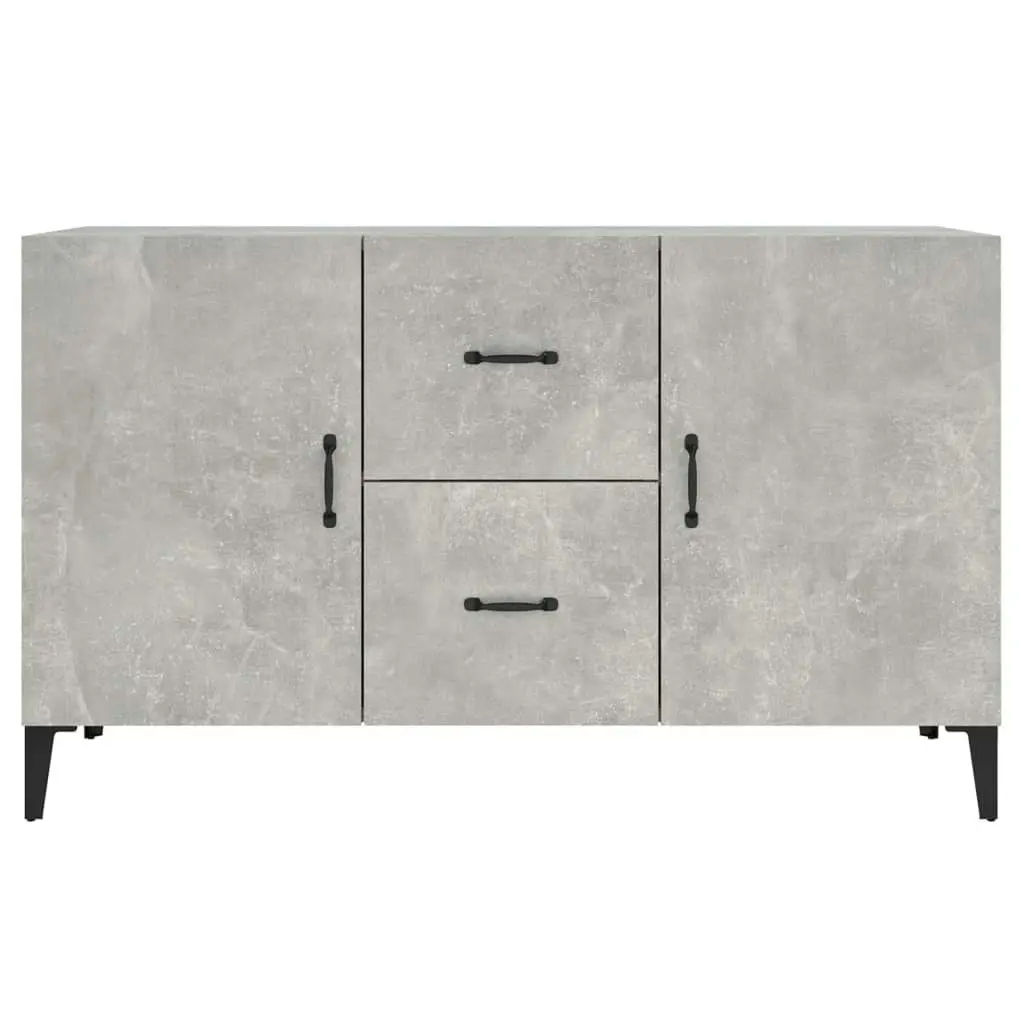 Sideboard Concrete Grey 100x36x60 cm Engineered Wood 812523