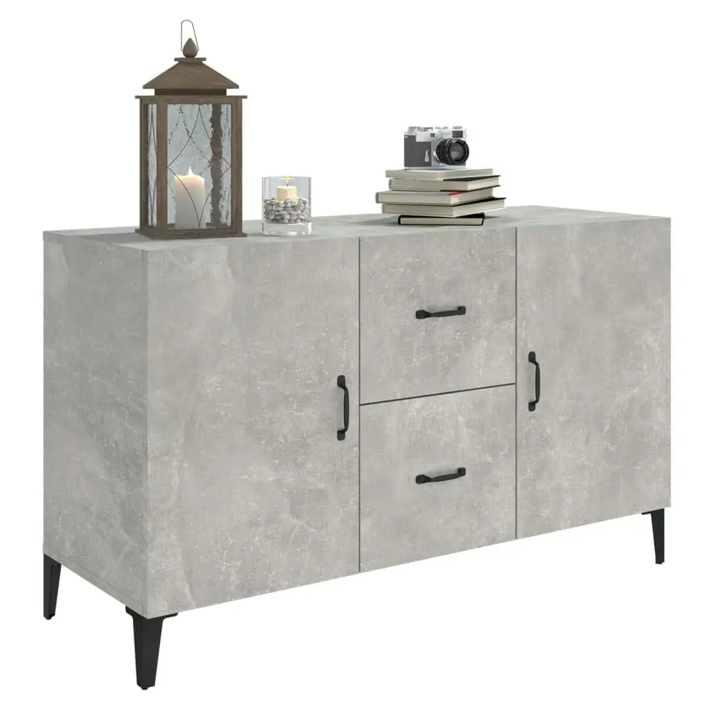 Sideboard Concrete Grey 100x36x60 cm Engineered Wood 812523