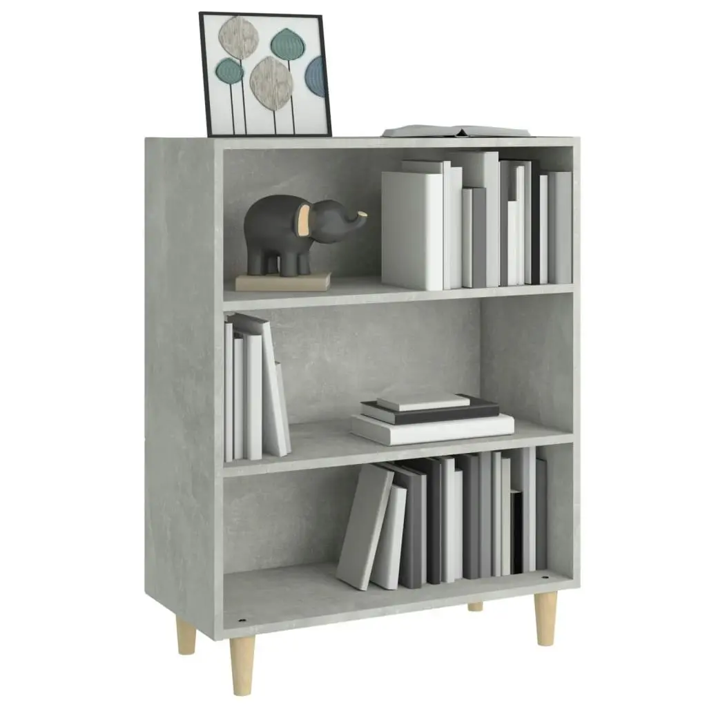 Sideboard Concrete Grey 69.5x32.5x90 cm Engineered Wood 812244