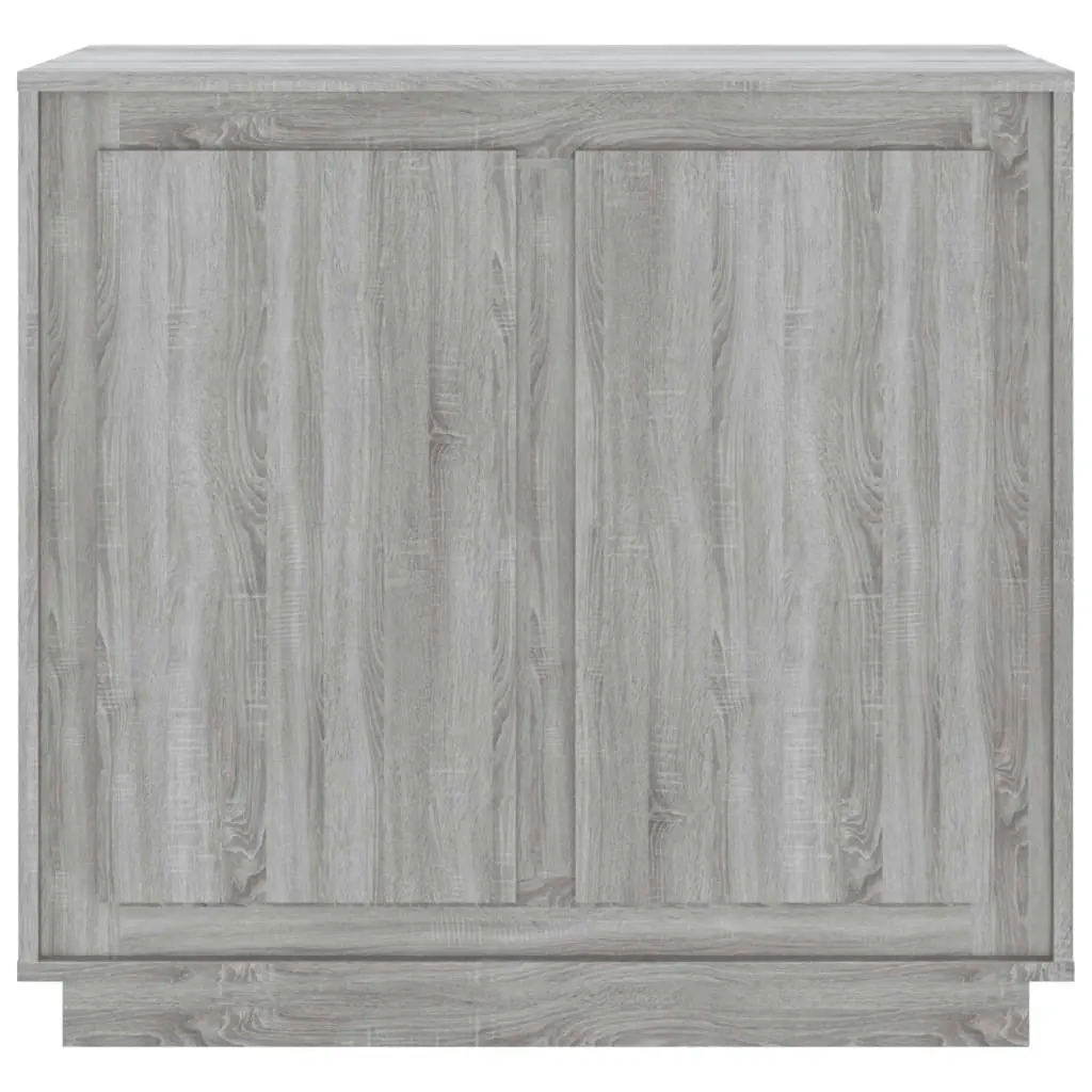 Sideboard Grey Sonoma 80x34x75 cm Engineered Wood 819890