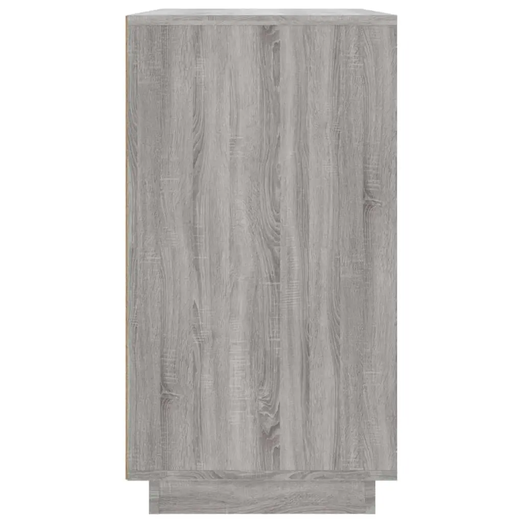 Sideboard Grey Sonoma 80x34x75 cm Engineered Wood 819890