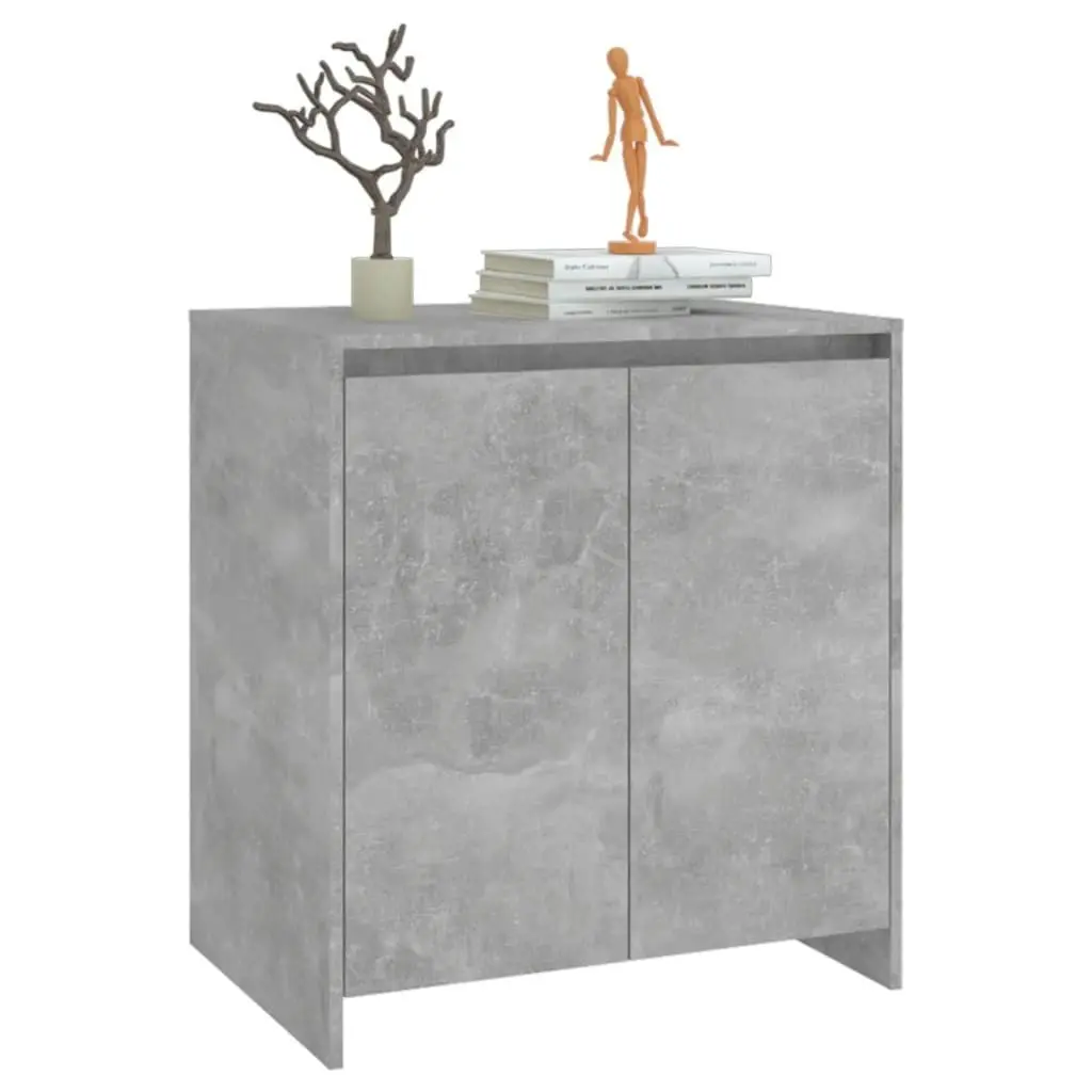 Sideboard Concrete Grey 70x41x75 cm Engineered Wood 809741