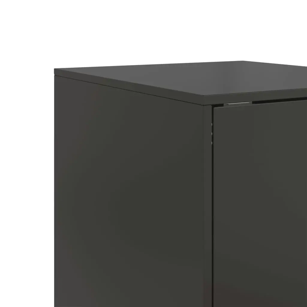 Sideboard Black 34.5x39x107 cm Steel 841703