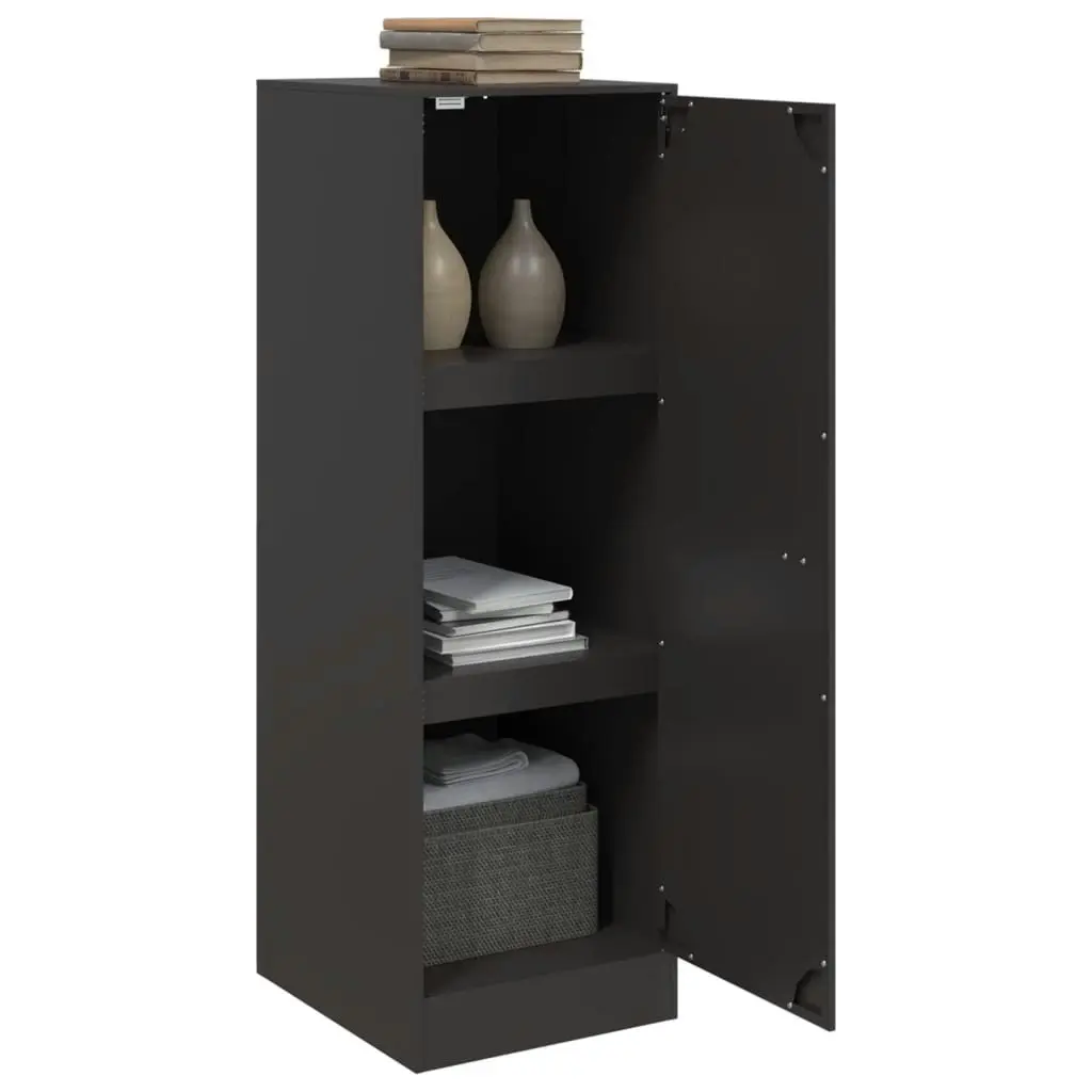 Sideboard Black 34.5x39x107 cm Steel 841703