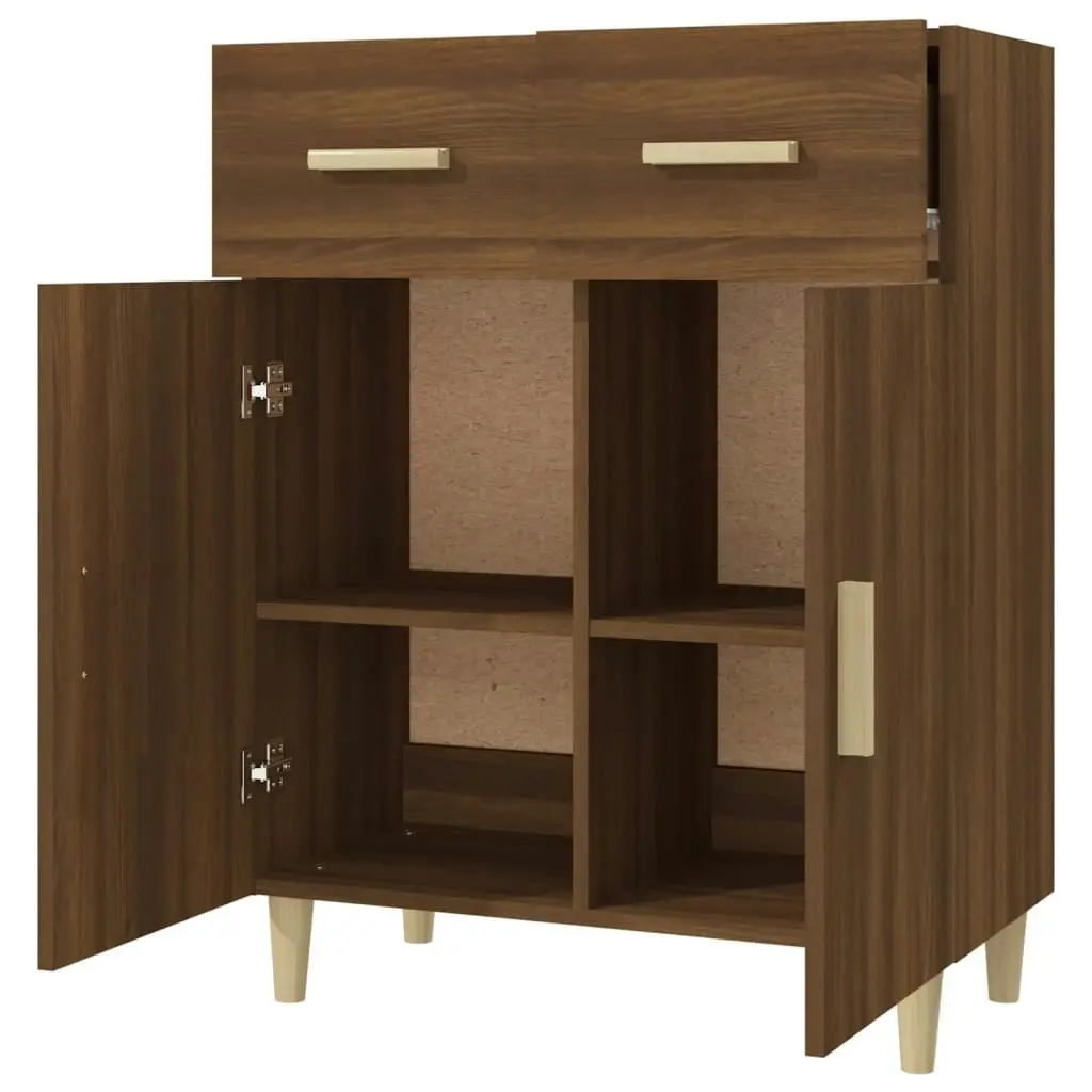 Sideboard Brown Oak 69.5x34x89 cm Engineered Wood 817359