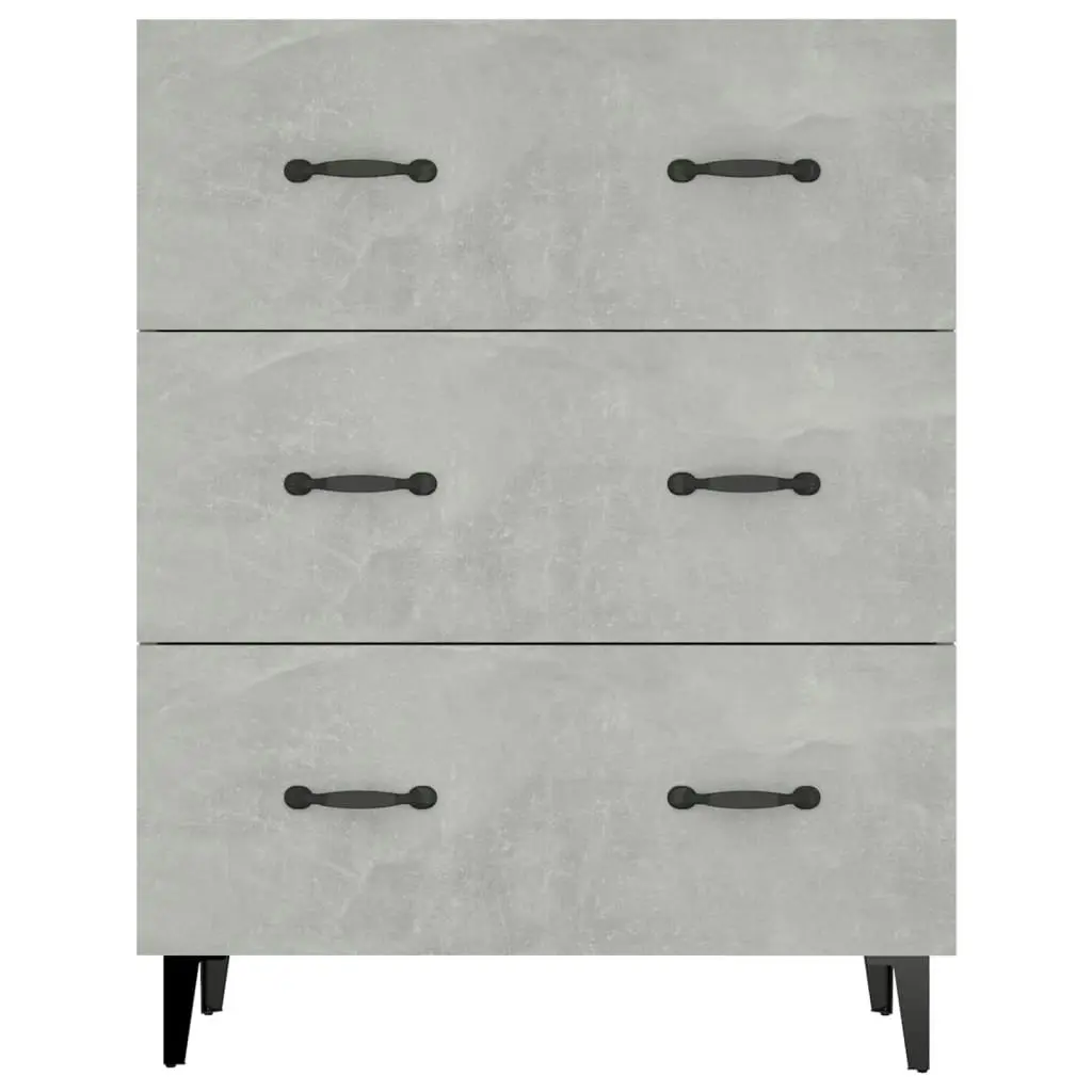 Sideboard Concrete Grey 69.5x34x90 cm Engineered Wood 812163