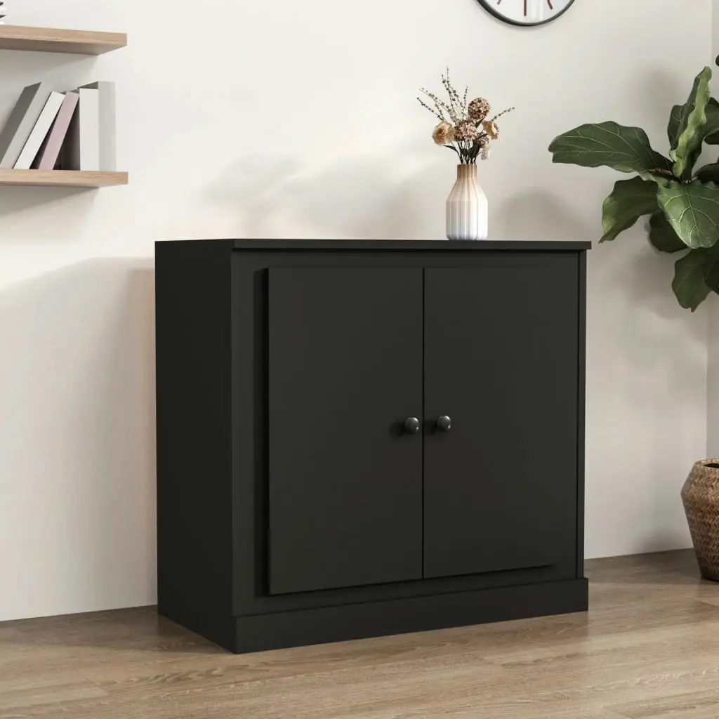 Sideboard Black 70x35.5x67.5 cm Engineered Wood 816185