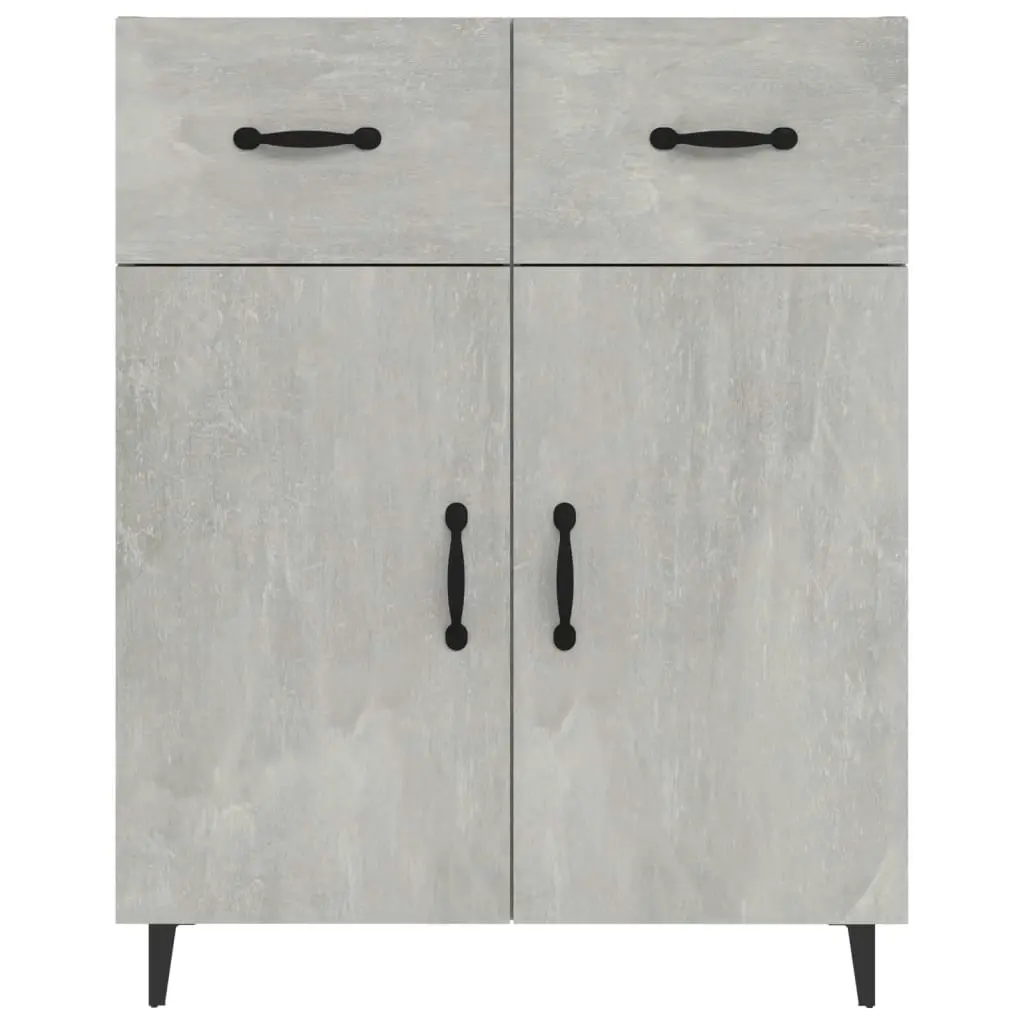 Sideboard Concrete Grey 69.5x34x90 cm Engineered Wood 812199