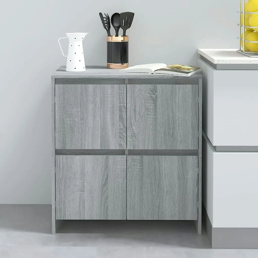 Sideboard Grey Sonoma 70x41x75 cm Engineered Wood 813012