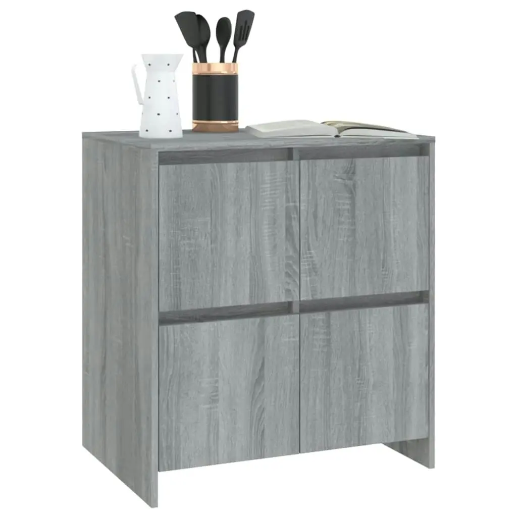 Sideboard Grey Sonoma 70x41x75 cm Engineered Wood 813012