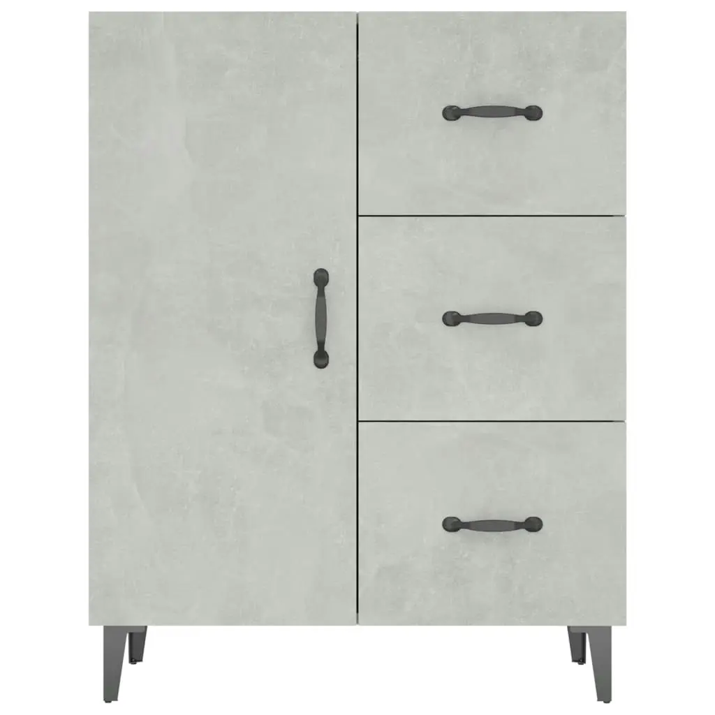 Sideboard Concrete Grey 69.5x34x90 cm Engineered Wood 812181