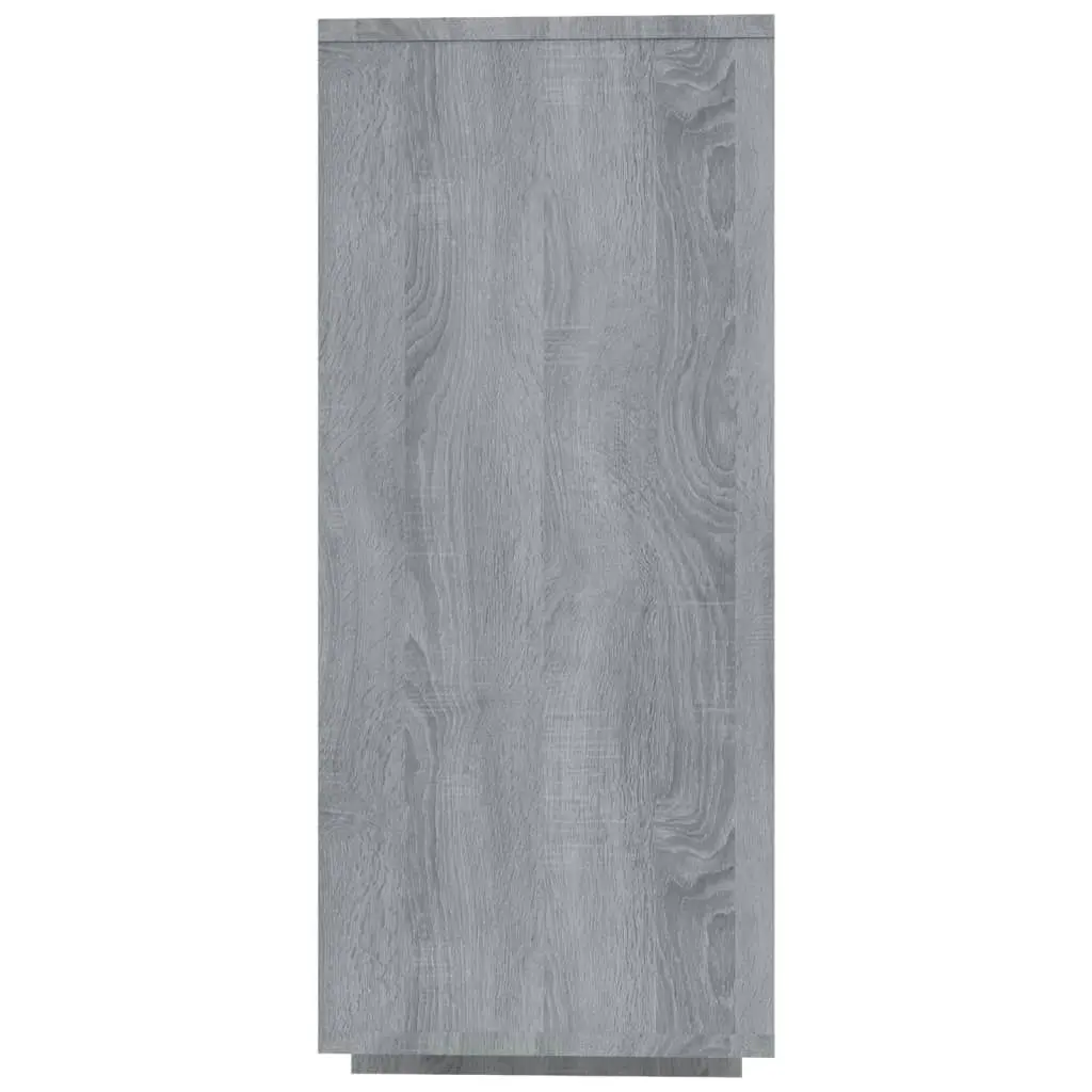 Sideboard Grey Sonoma 120x30x75 cm Engineered Wood 813066